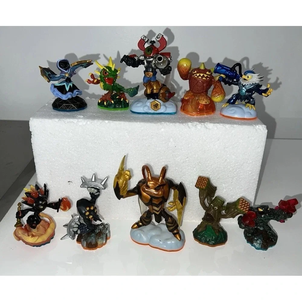 B18)Large Lot Skylanders- 50 Figures And 3 Xbox 360 Portals Activision See Pics